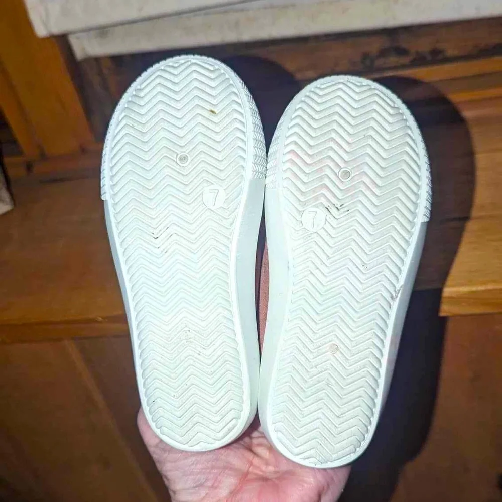 THEREABOUTS Pink Velcro Slip-On Toddler Kids Shoes Size 7